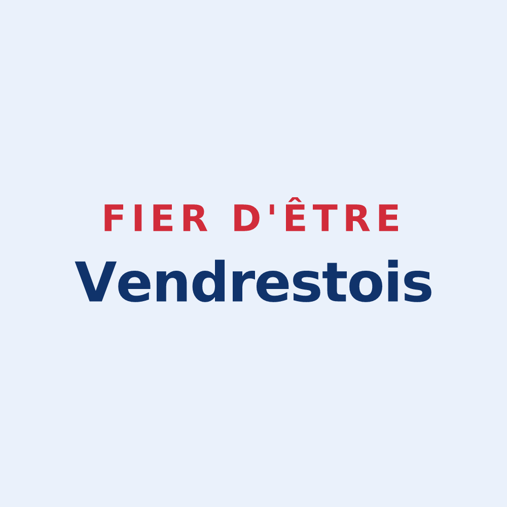 Sticker « Fier d'être Vendrestois » — design pour Vendrest