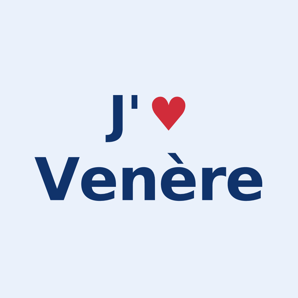 Sticker personnalisé Venère — design J'aime Venère