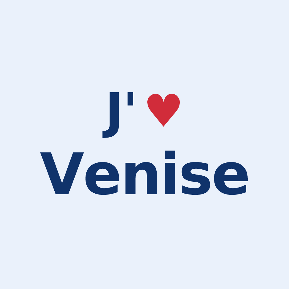 Sticker personnalisé Venise — design J'aime Venise