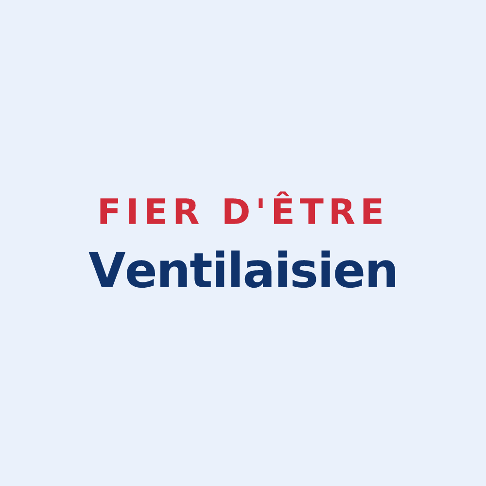 Sticker « Fier d'être Ventilaisien » — design pour Ventelay