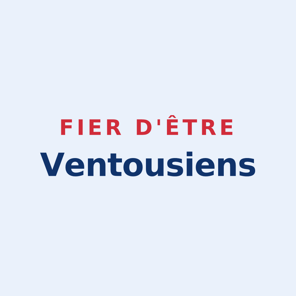 Sticker « Fier d'être Ventousiens » — design pour Ventouse