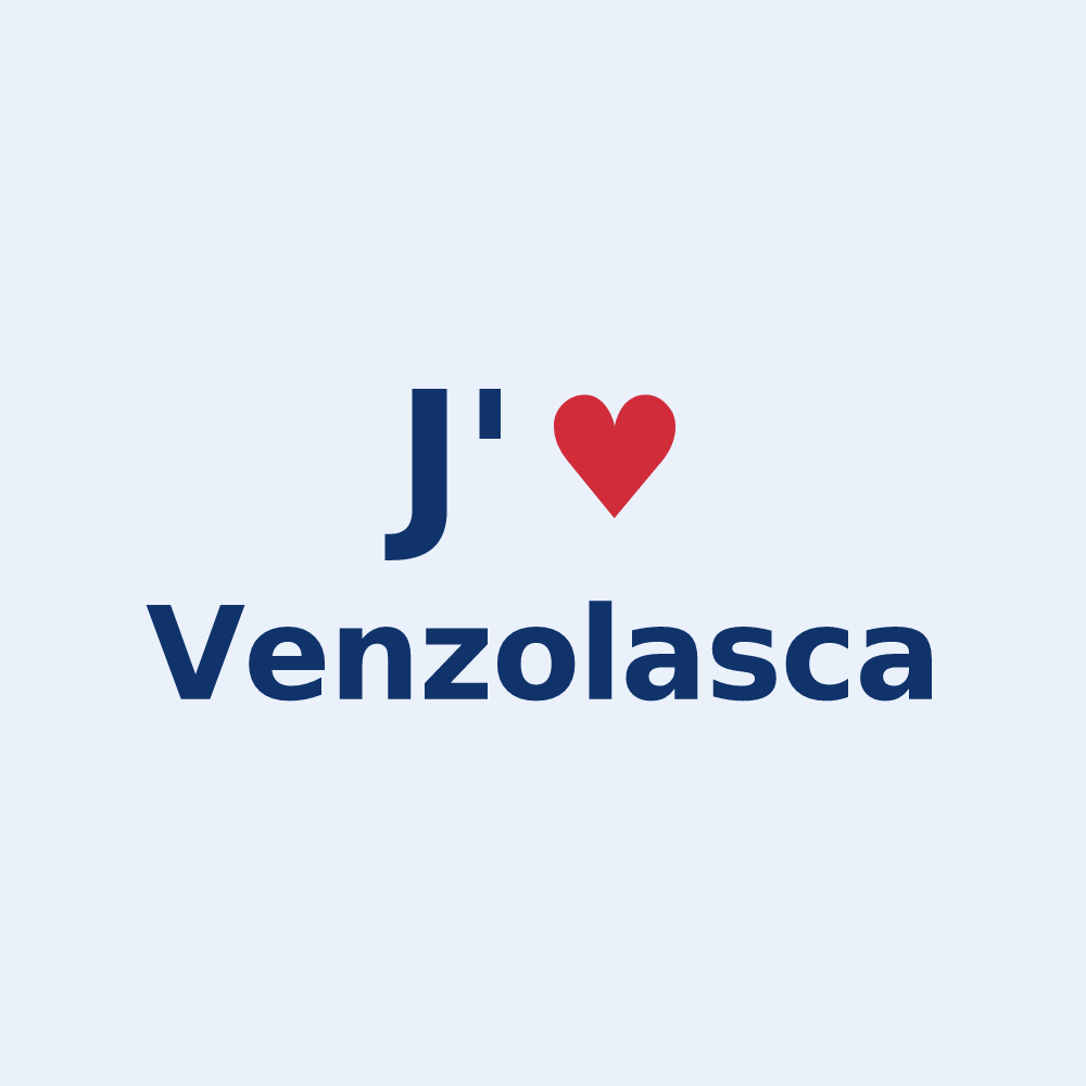 Sticker personnalisé Venzolasca — design J'aime Venzolasca