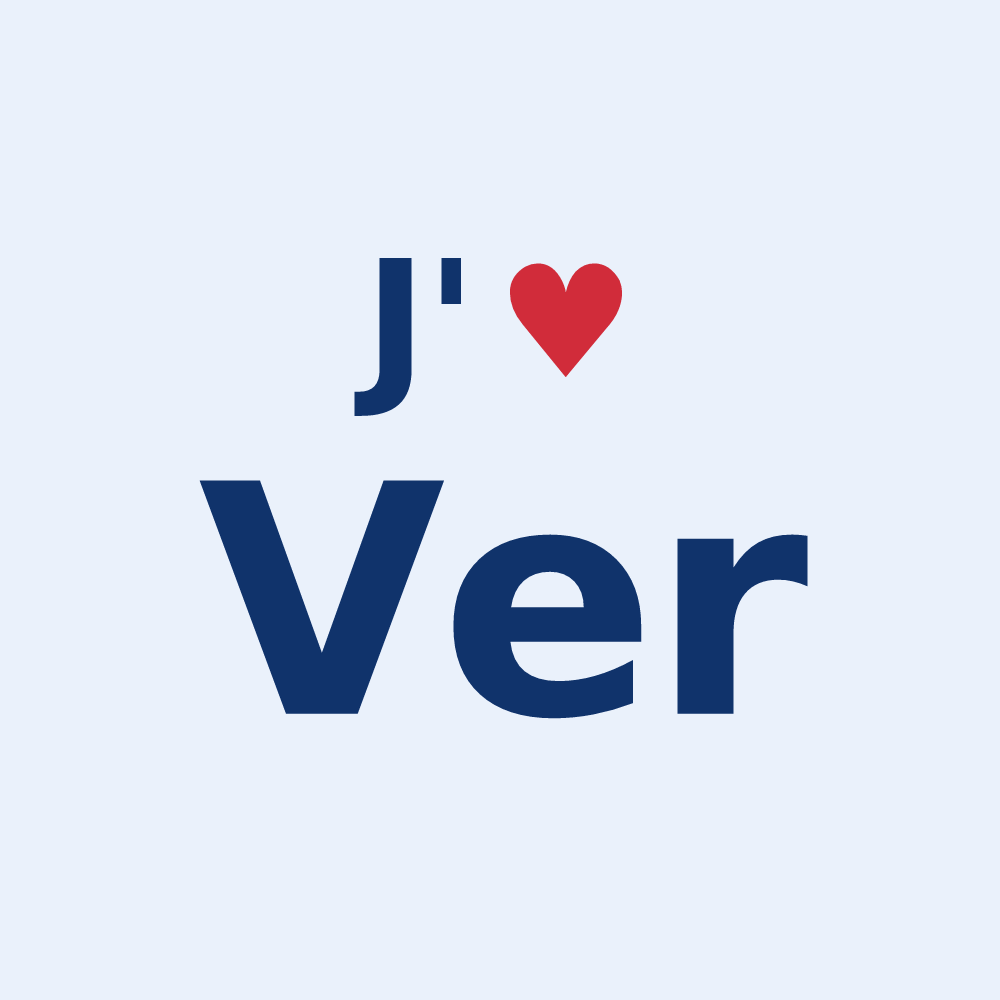 Sticker personnalisé Ver — design J'aime Ver