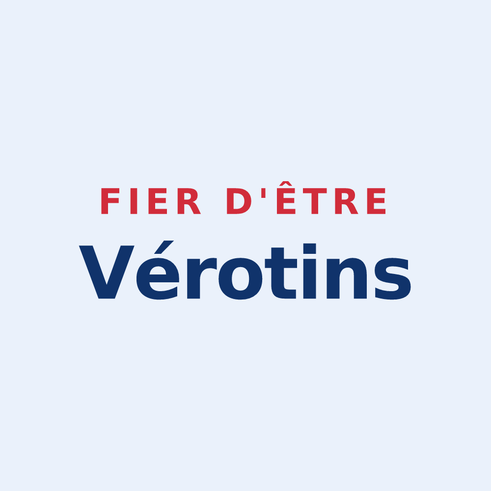 Sticker « Fier d'être Vérotins » — design pour Ver