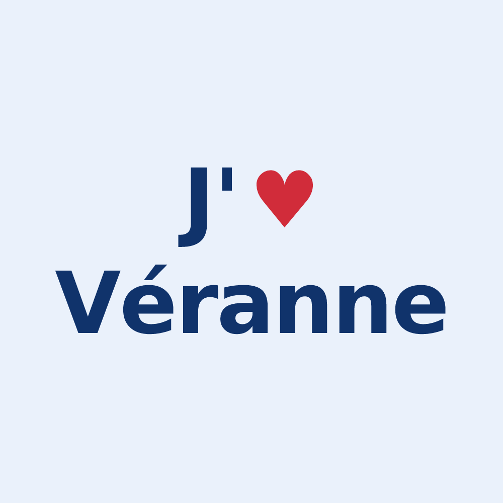 Sticker personnalisé Véranne — design J'aime Véranne