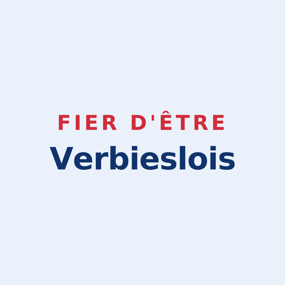 Sticker « Fier d'être Verbieslois » — design pour Verbiesles