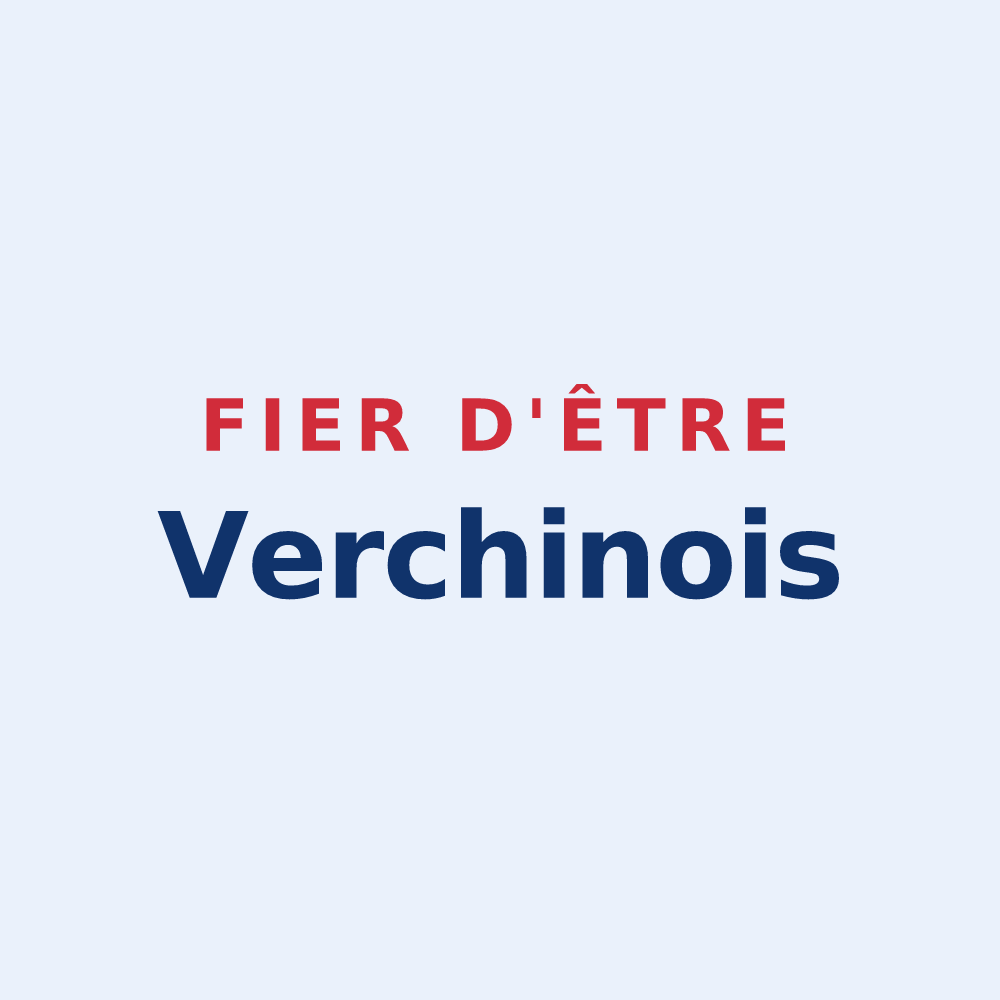 Sticker « Fier d'être Verchinois » — design pour Verchin