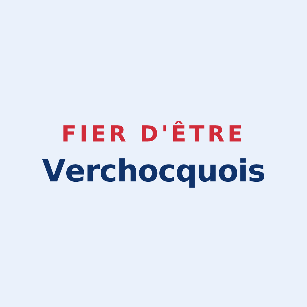 Sticker « Fier d'être Verchocquois » — design pour Verchocq
