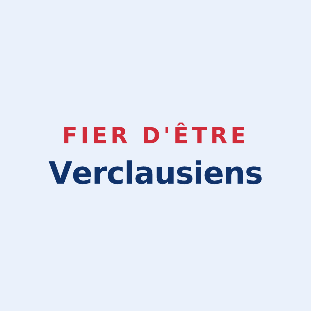 Sticker « Fier d'être Verclausiens » — design pour Verclause