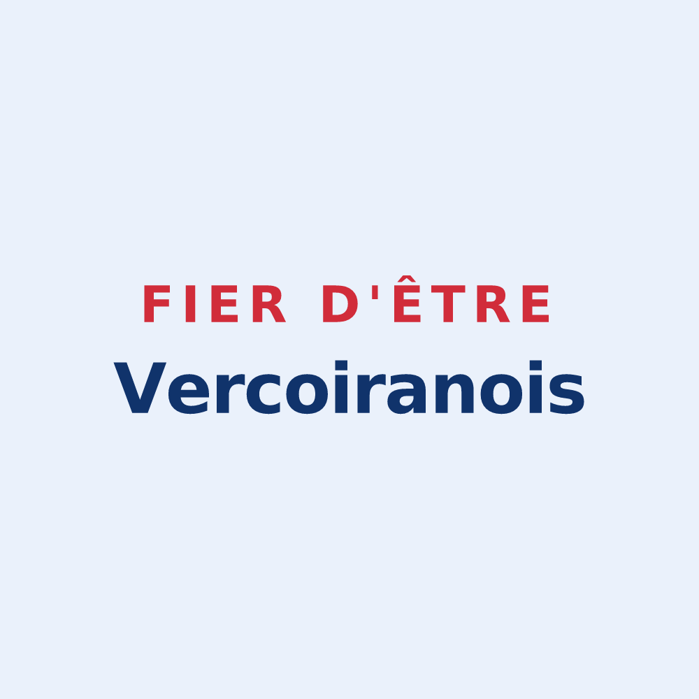 Sticker « Fier d'être Vercoiranois » — design pour Vercoiran