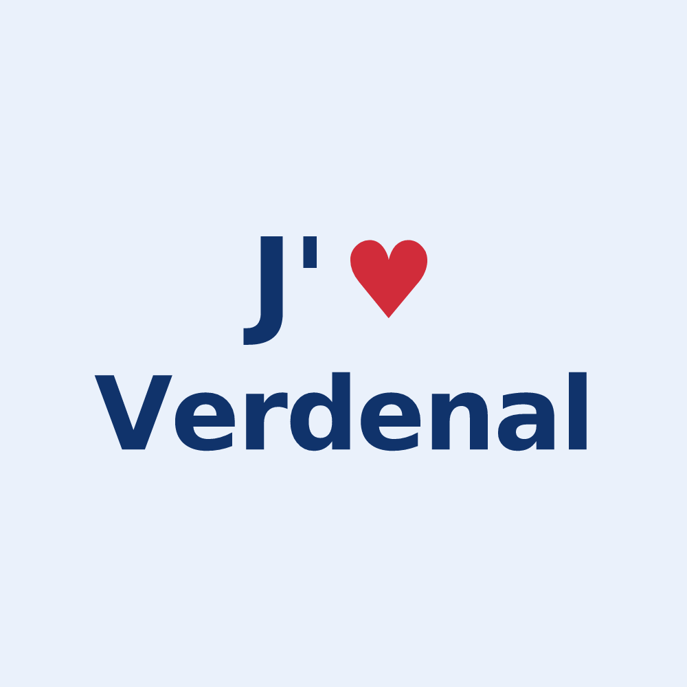 Sticker personnalisé Verdenal — design J'aime Verdenal