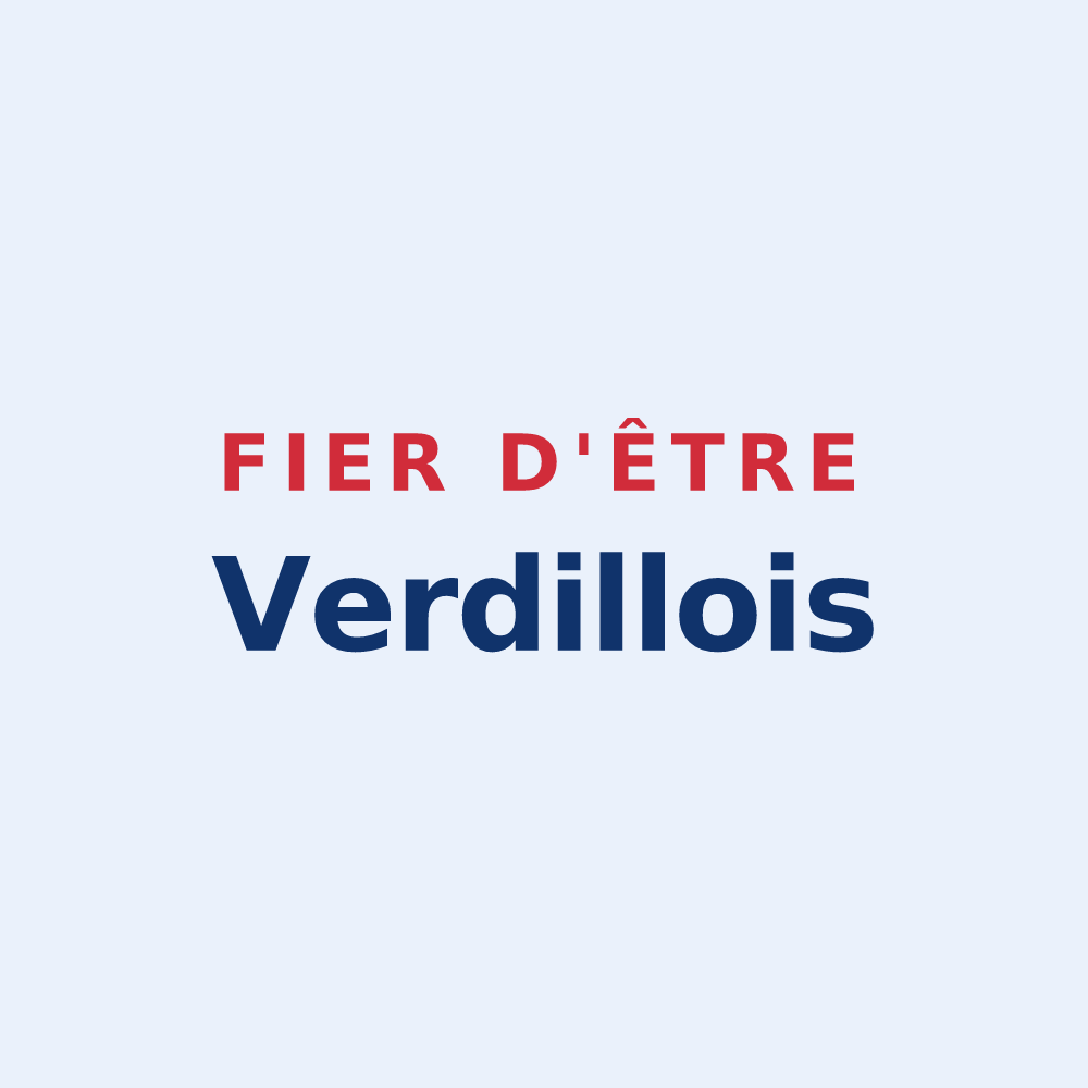 Sticker « Fier d'être Verdillois » — design pour Verdille