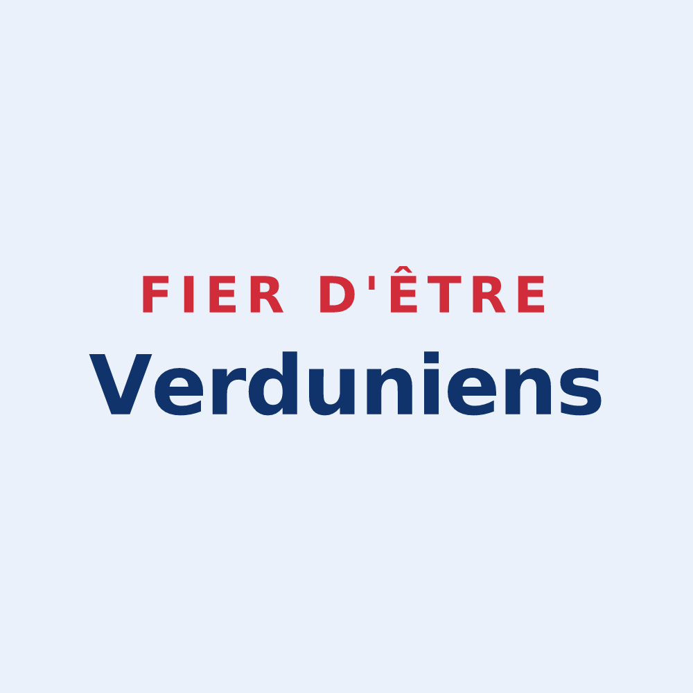 Sticker « Fier d'être Verduniens » — design pour Verdun