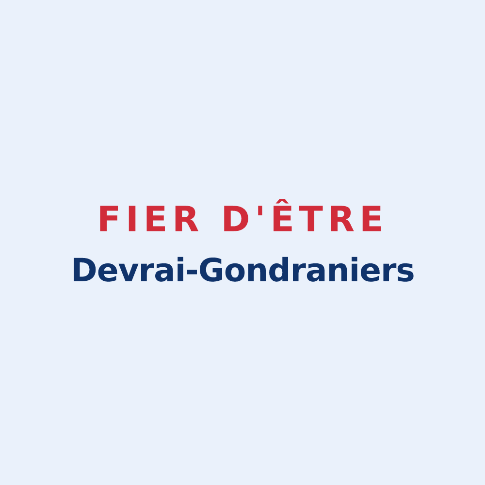 Sticker « Fier d'être Devrai-Gondraniers » — design pour Verel-Pragondran
