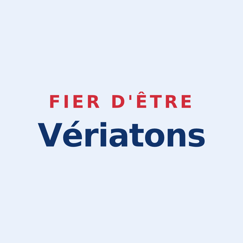 Sticker « Fier d'être Vériatons » — design pour Véria