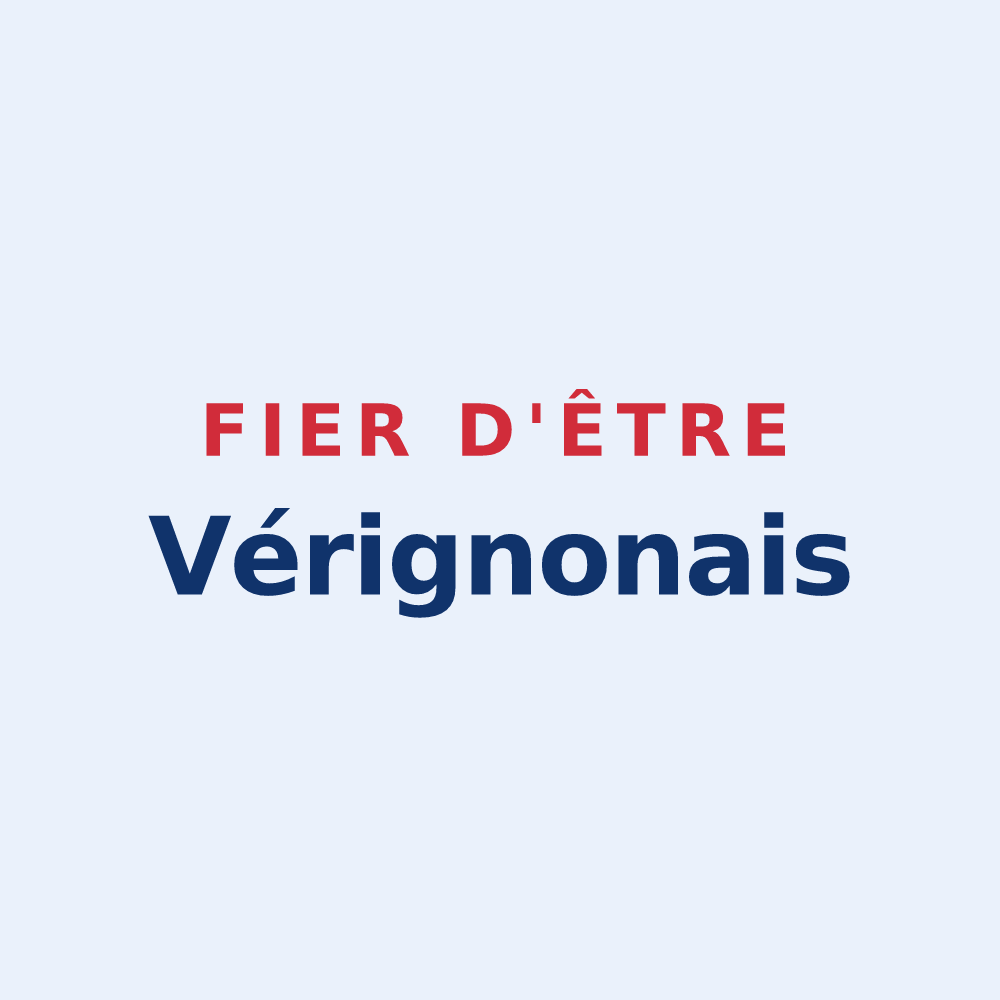 Sticker « Fier d'être Vérignonais » — design pour Vérignon