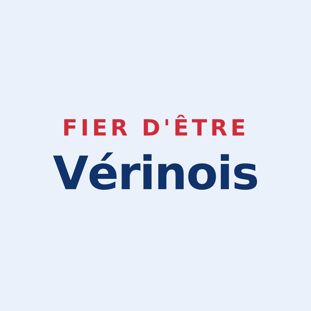 Sticker « Fier d'être Vérinois » — design pour Vérin