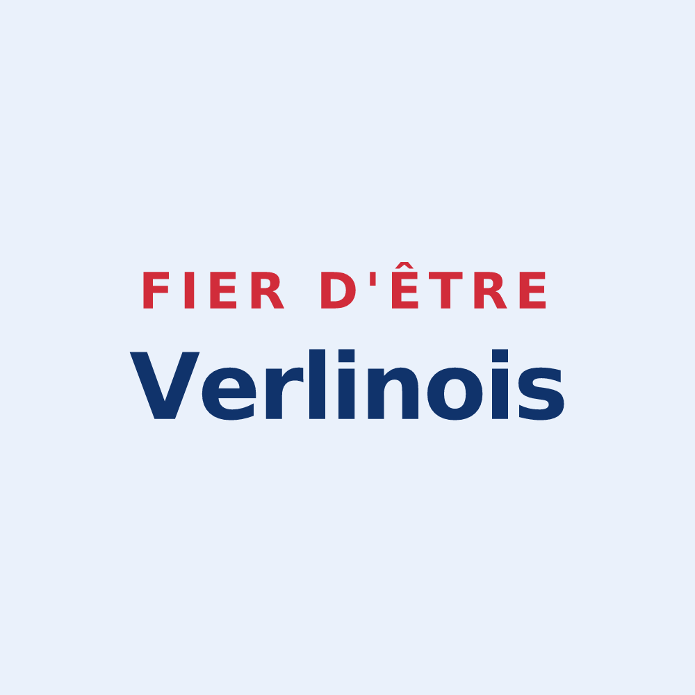 Sticker « Fier d'être Verlinois » — design pour Verlin
