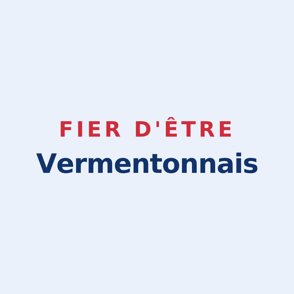 Sticker « Fier d'être Vermentonnais » — design pour Vermenton