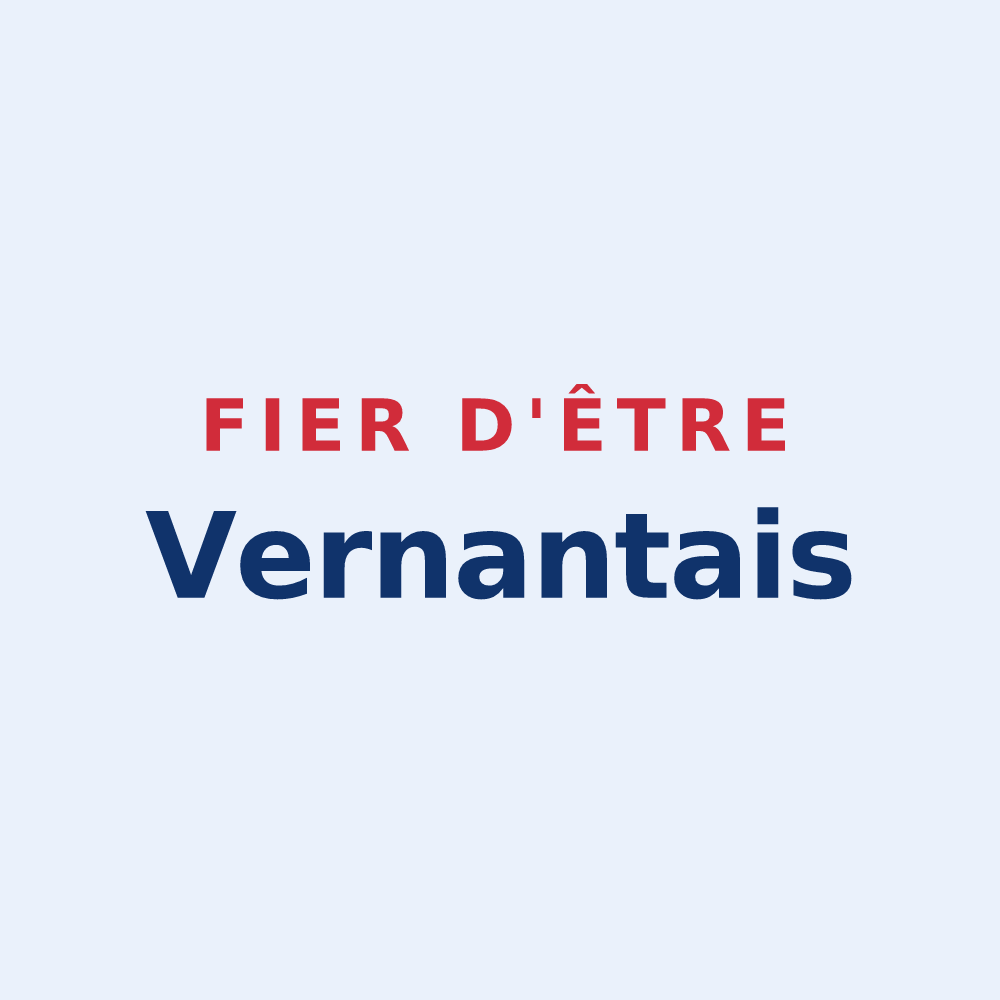 Sticker « Fier d'être Vernantais » — design pour Vernantes