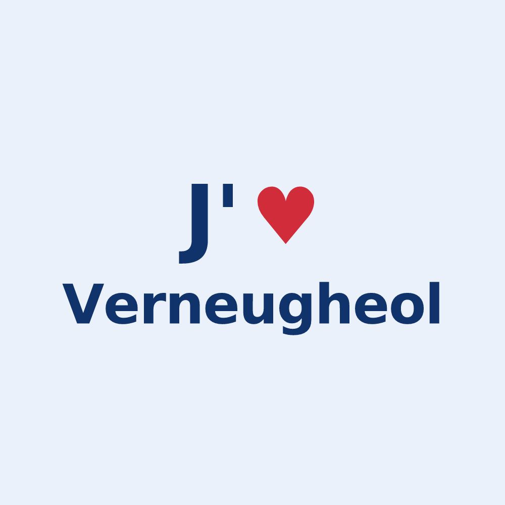 Sticker personnalisé Verneugheol — design J'aime Verneugheol