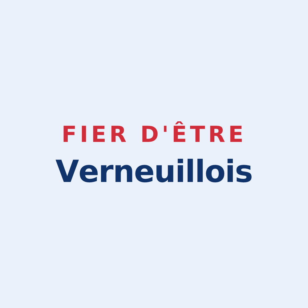 Sticker « Fier d'être Verneuillois » — design pour Verneuil-en-Bourbonnais