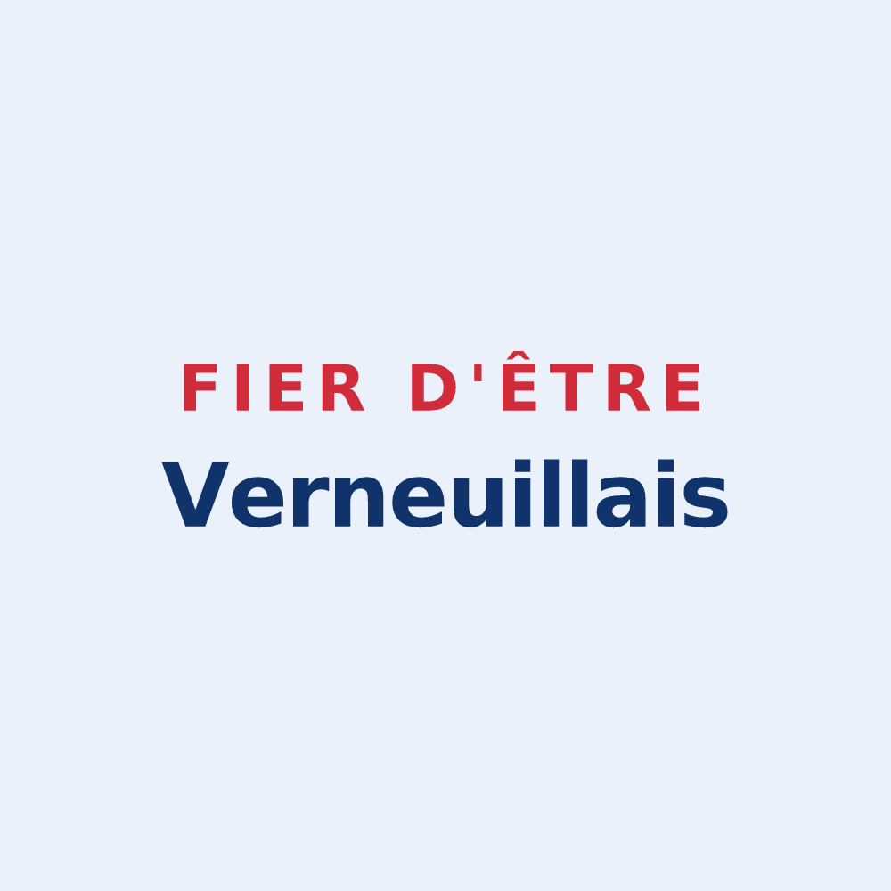 Sticker « Fier d'être Verneuillais » — design pour Verneuil-l'Étang