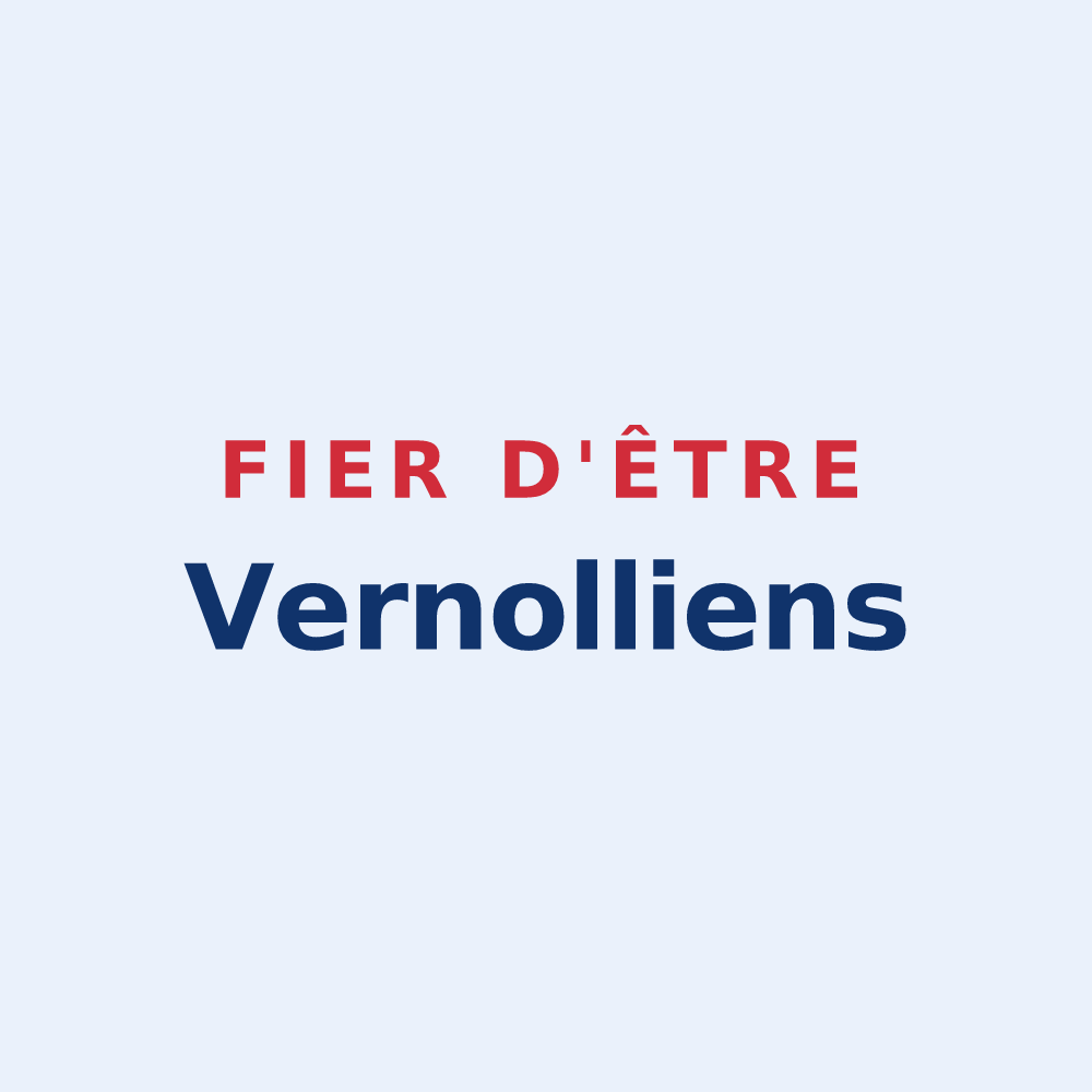 Sticker « Fier d'être Vernolliens » — design pour Verneuil-sur-Indre