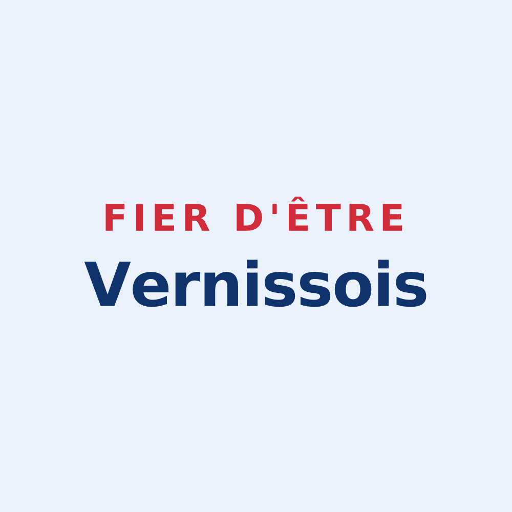 Sticker « Fier d'être Vernissois » — design pour Vernie