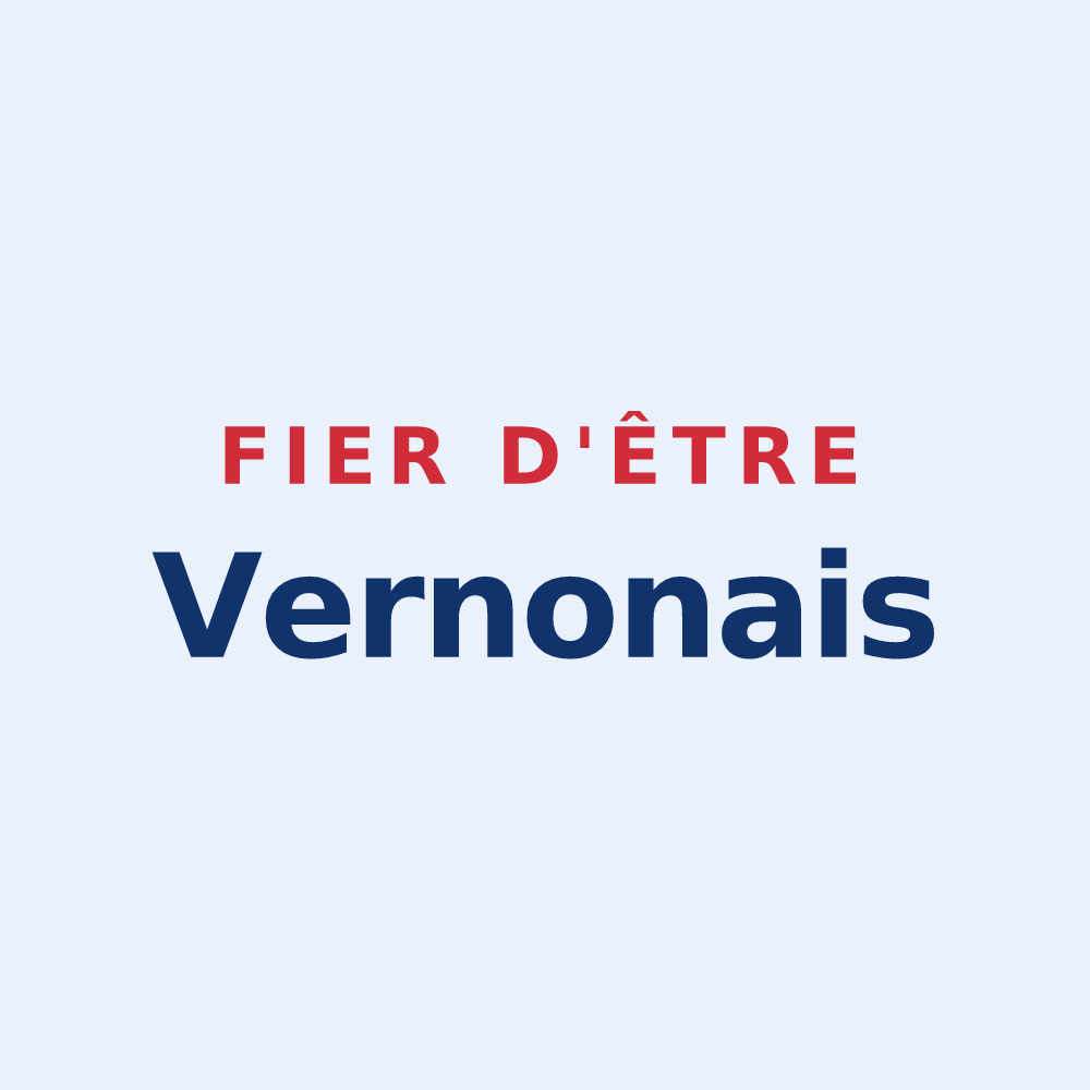 Sticker « Fier d'être Vernonais » — design pour Vernon