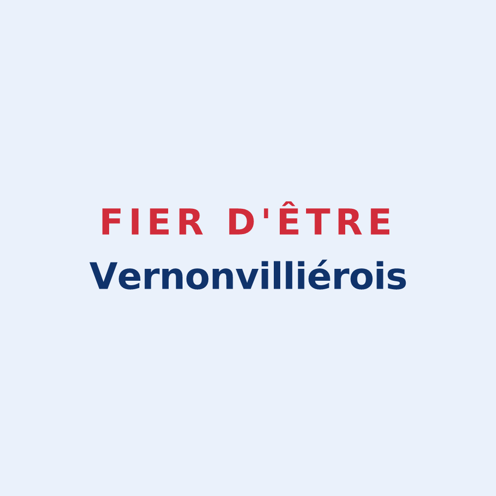 Sticker « Fier d'être Vernonvilliérois » — design pour Vernonvilliers