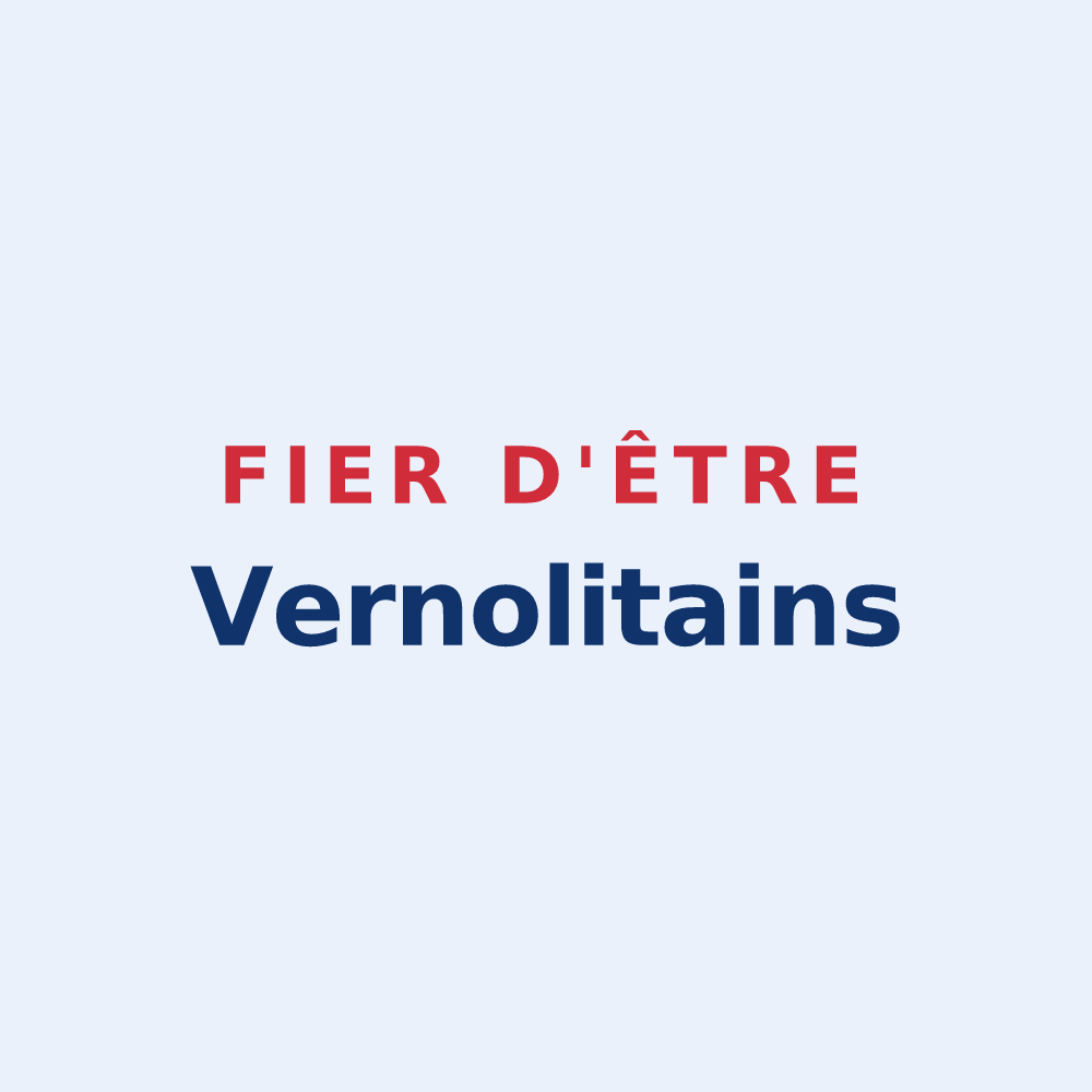 Sticker « Fier d'être Vernolitains » — design pour Vernouillet