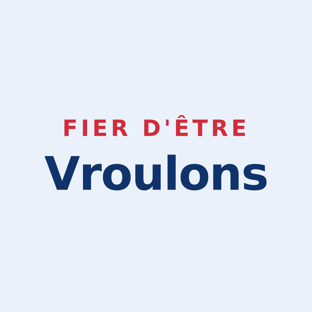 Sticker « Fier d'être Vroulons » — design pour Verosvres