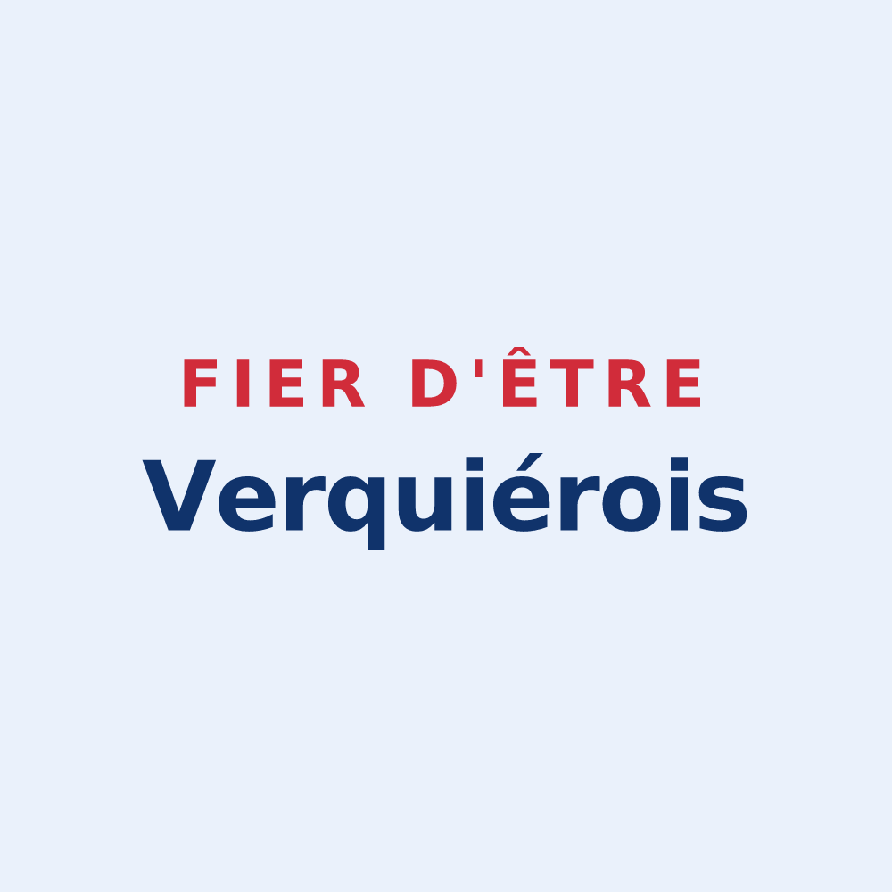Sticker « Fier d'être Verquiérois » — design pour Verquières