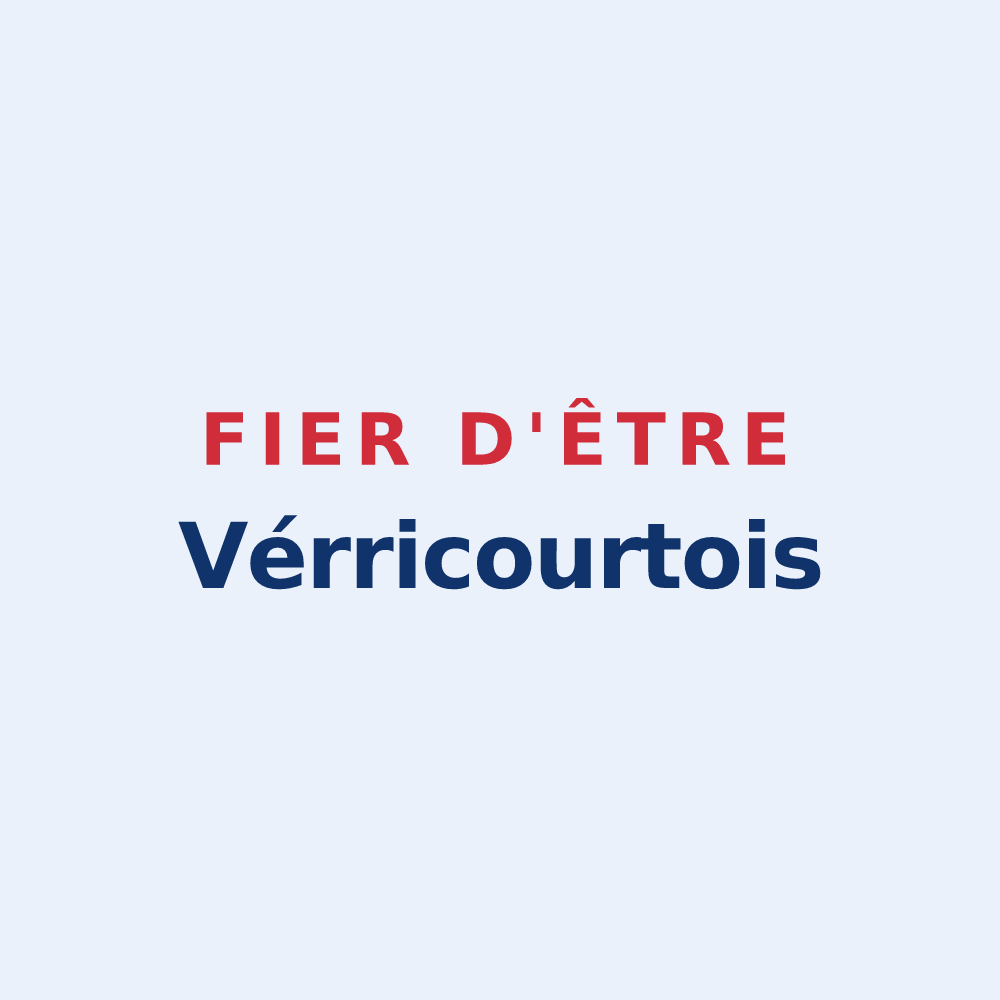 Sticker « Fier d'être Vérricourtois » — design pour Verricourt