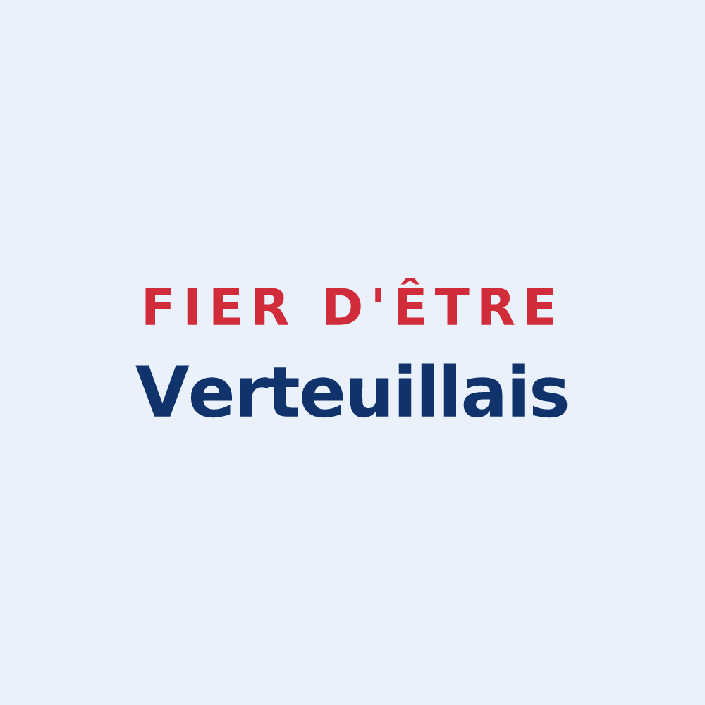 Sticker « Fier d'être Verteuillais » — design pour Verteuil-d'Agenais