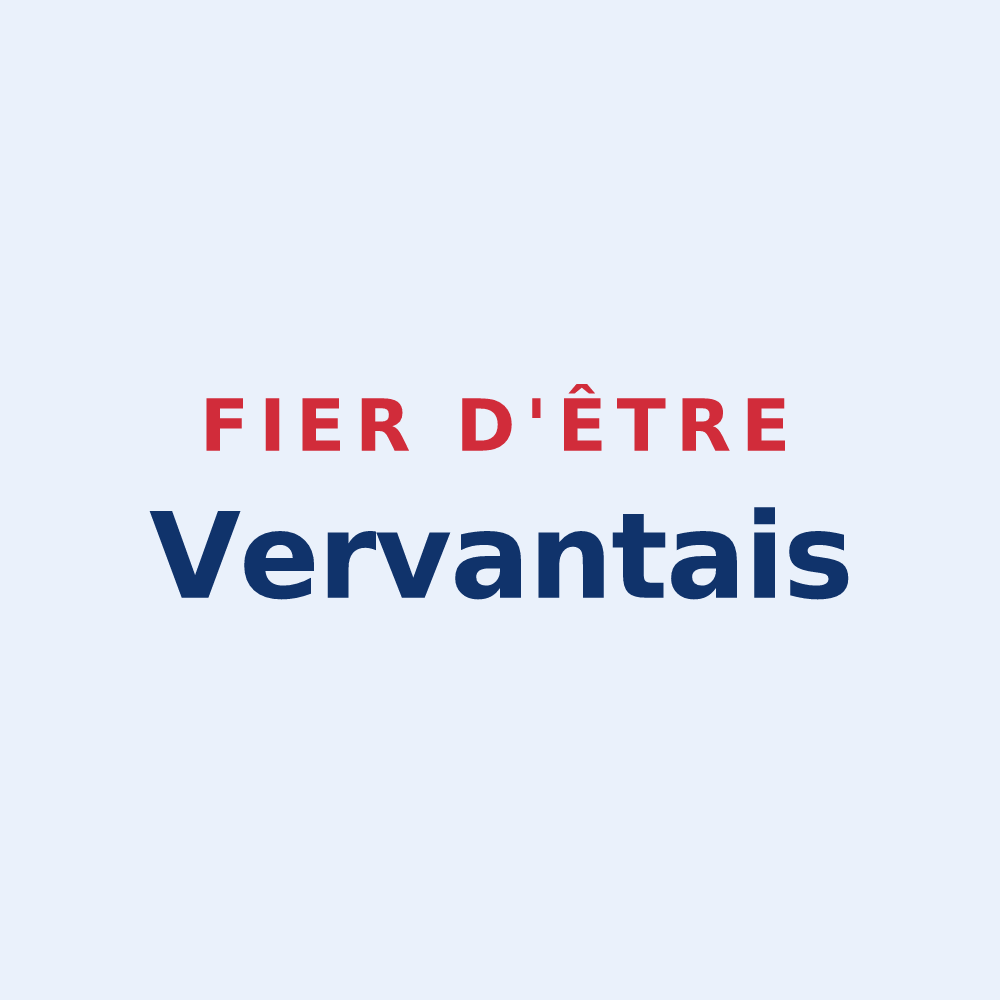 Sticker « Fier d'être Vervantais » — design pour Vervant