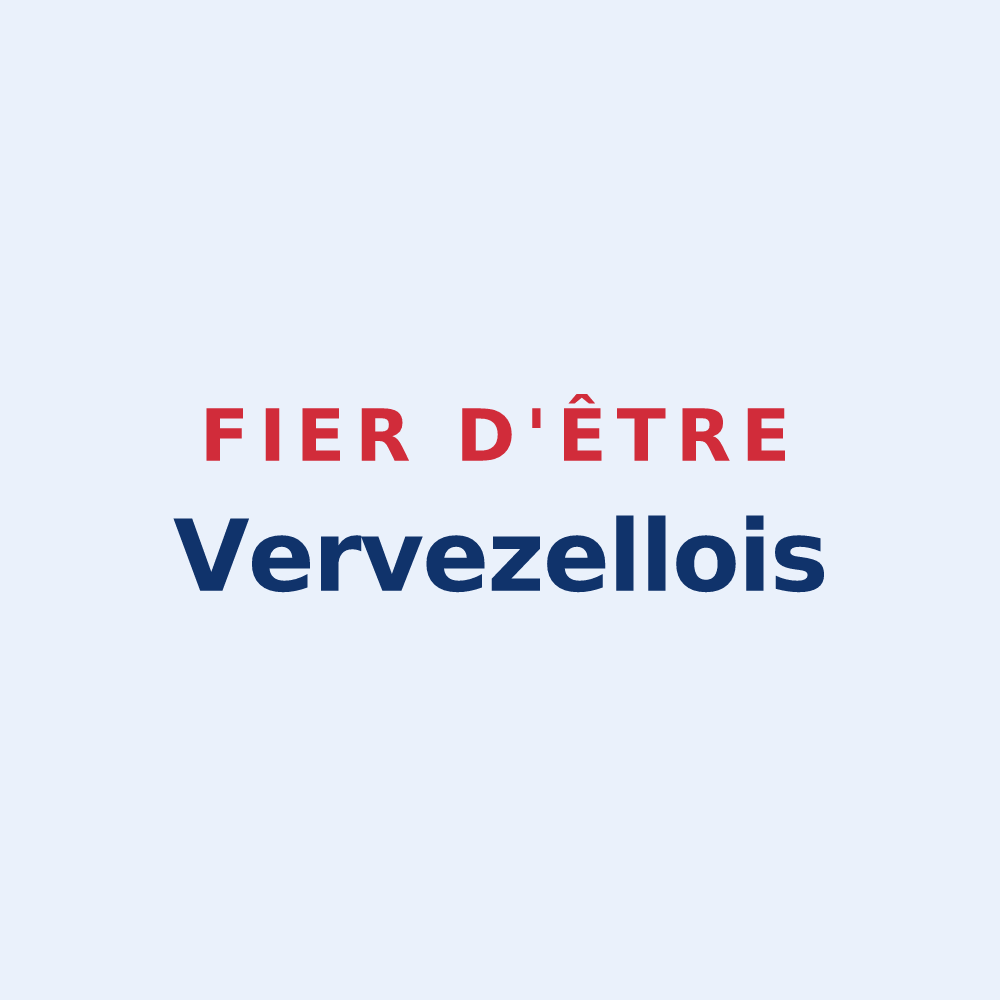 Sticker « Fier d'être Vervezellois » — design pour Vervezelle