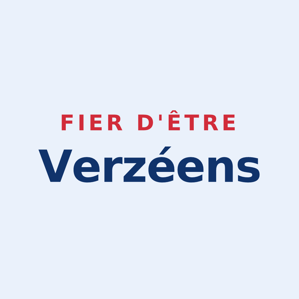 Sticker « Fier d'être Verzéens » — design pour Verzé