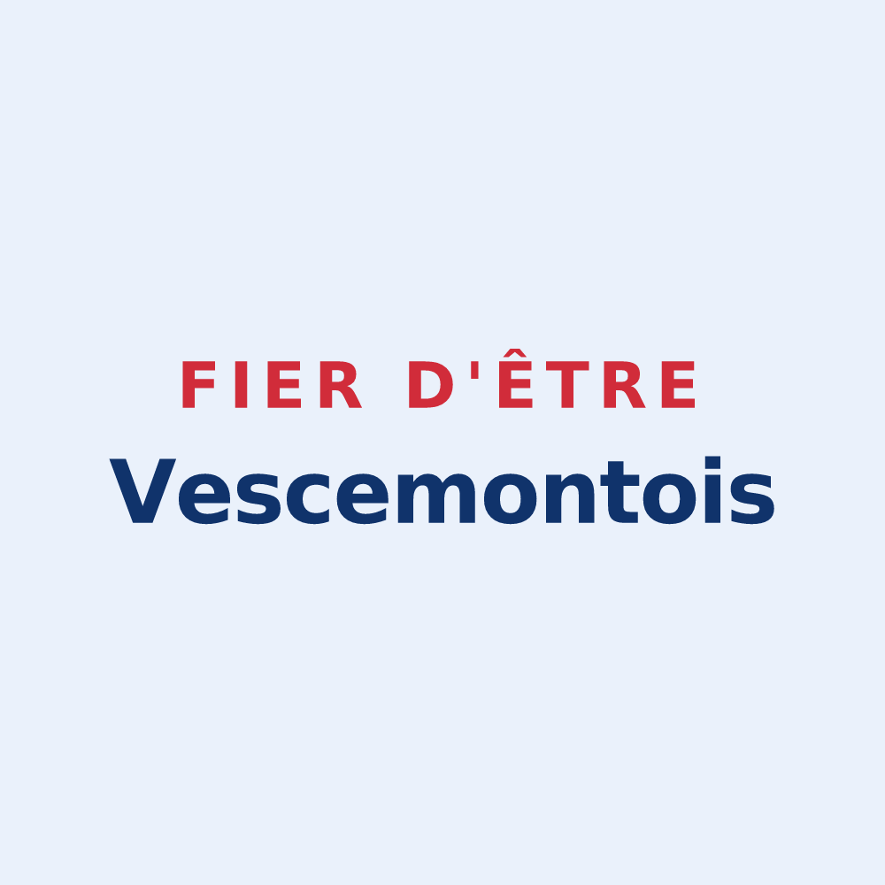 Sticker « Fier d'être Vescemontois » — design pour Vescemont
