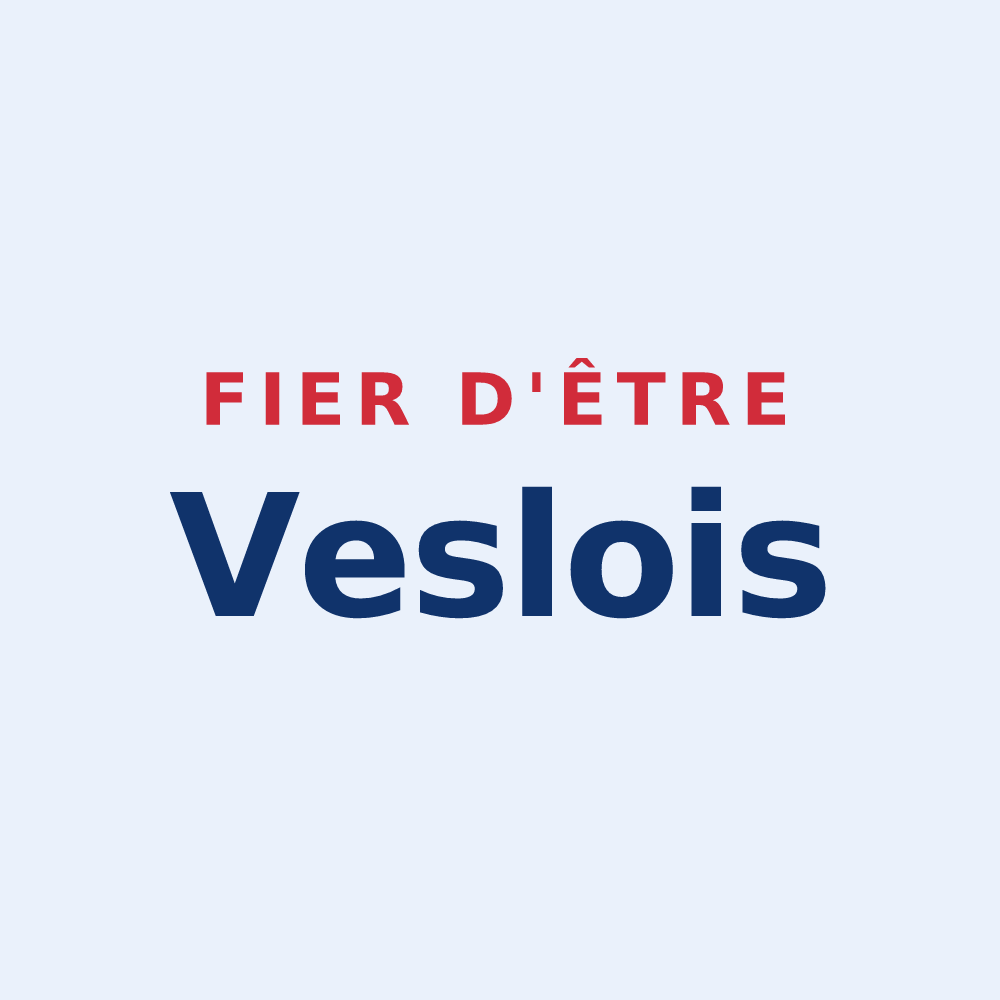 Sticker « Fier d'être Veslois » — design pour Vesles-et-Caumont