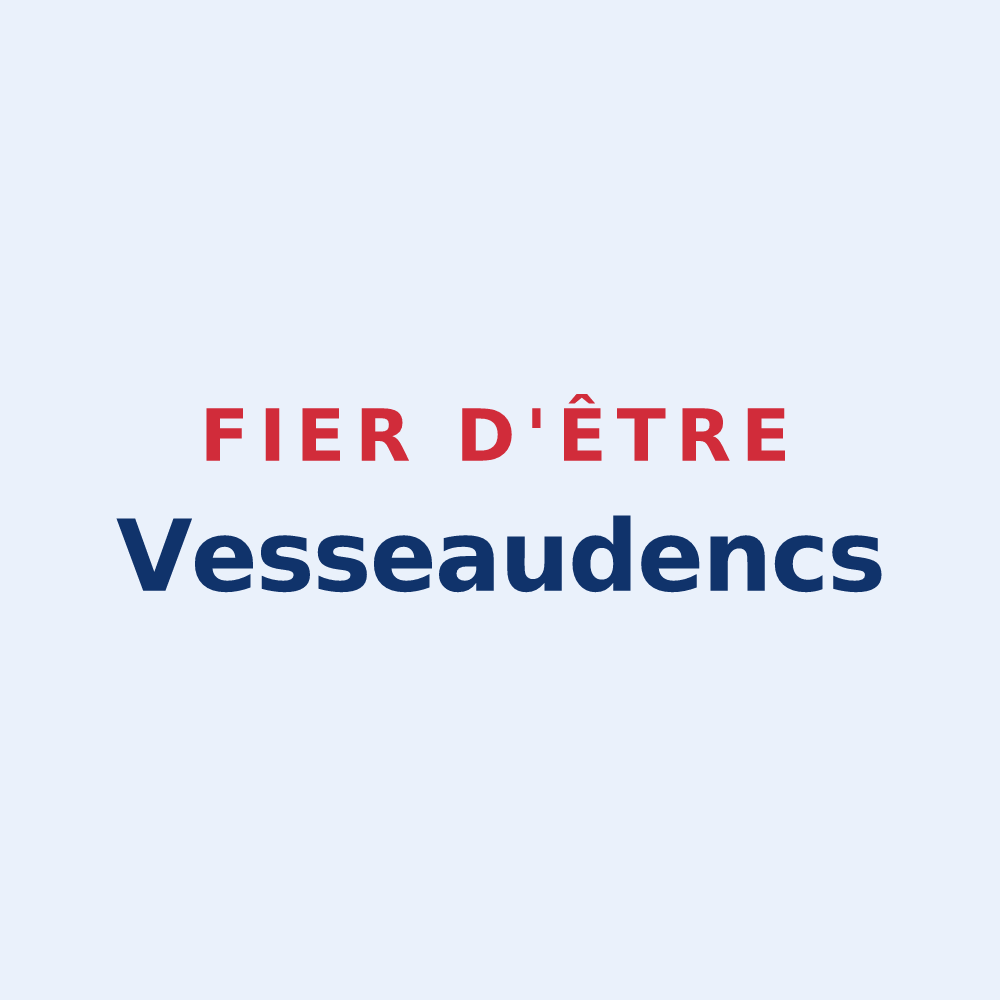 Sticker « Fier d'être Vesseaudencs » — design pour Vesseaux