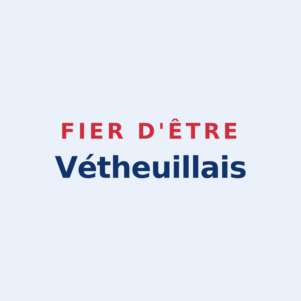 Sticker « Fier d'être Vétheuillais » — design pour Vétheuil
