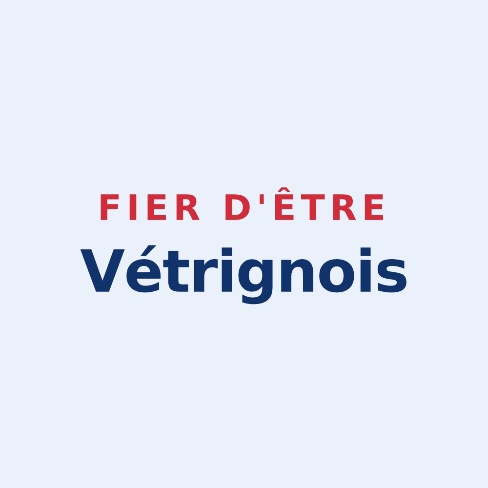 Sticker « Fier d'être Vétrignois » — design pour Vétrigne