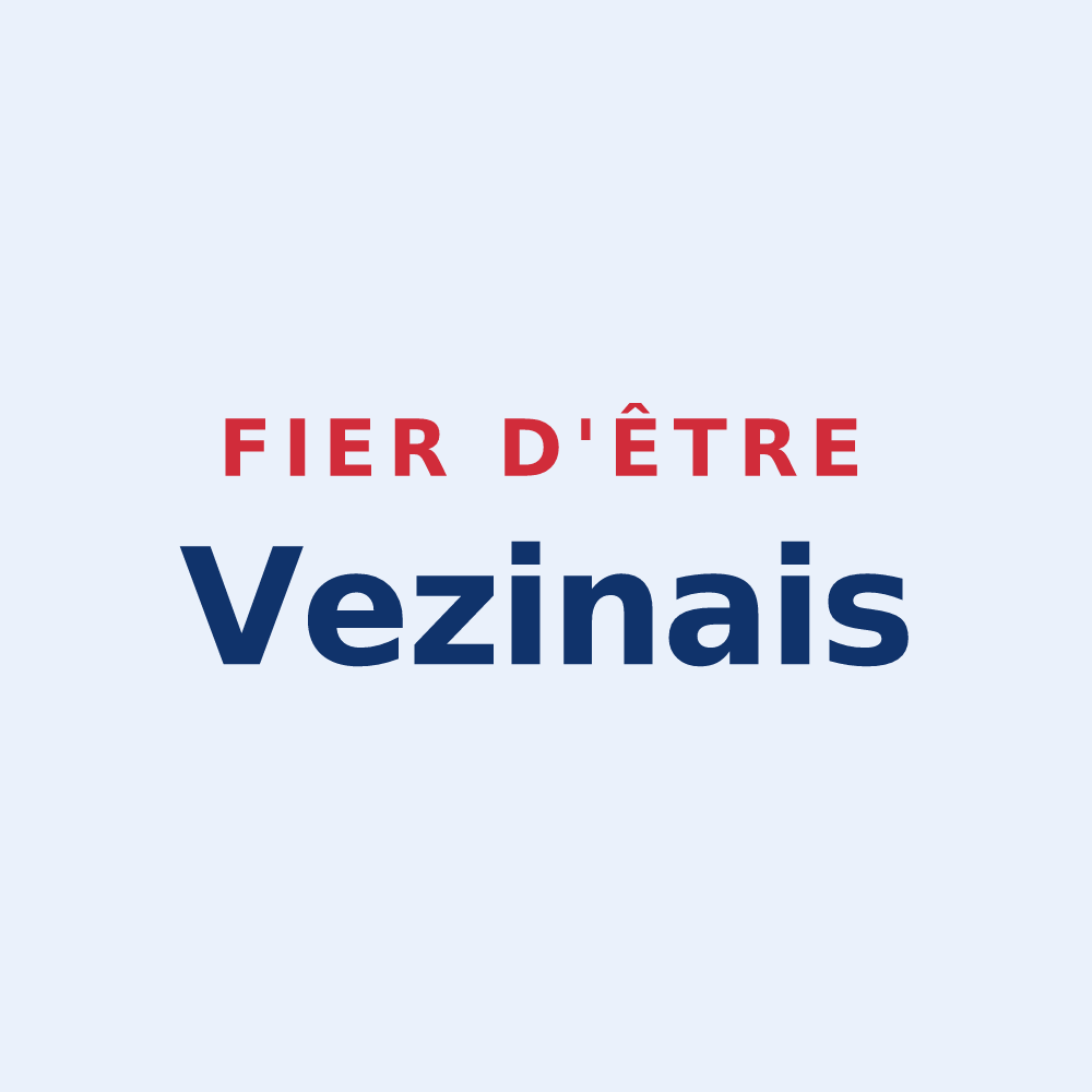 Sticker « Fier d'être Vezinais » — design pour Vezins