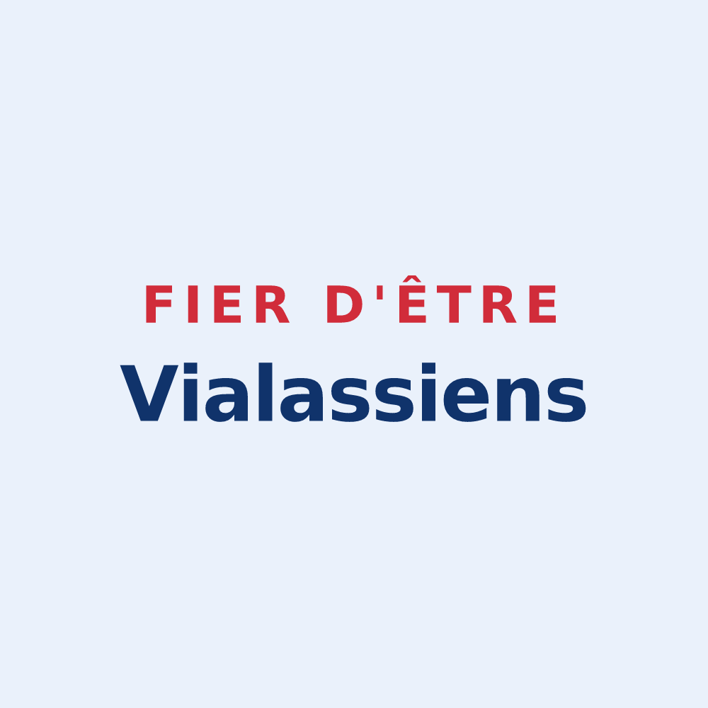 Sticker « Fier d'être Vialassiens » — design pour Vialas