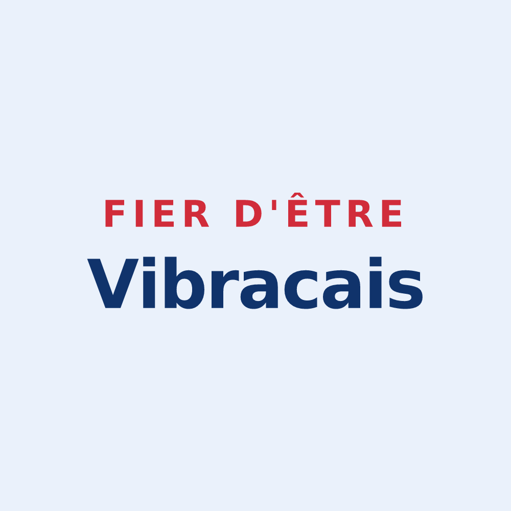 Sticker « Fier d'être Vibracais » — design pour Vibrac