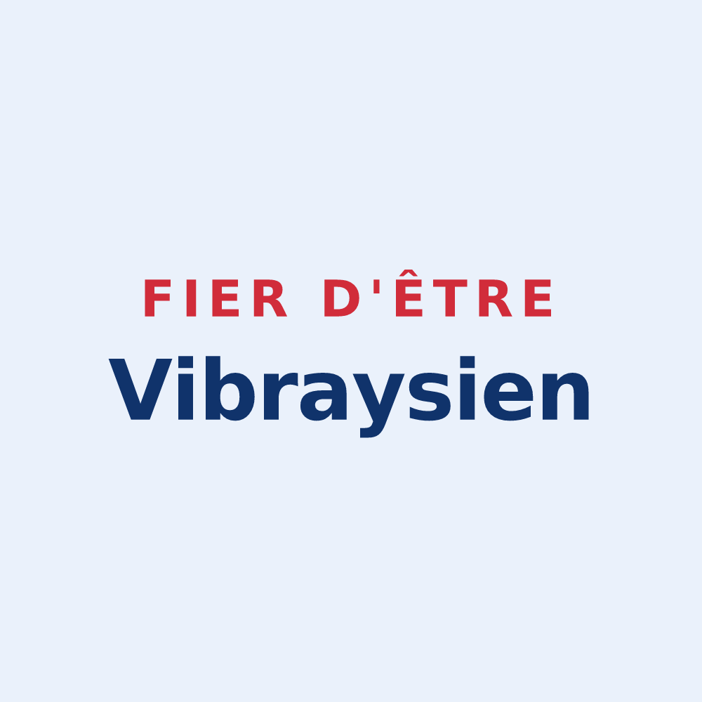 Sticker « Fier d'être Vibraysien » — design pour Vibraye