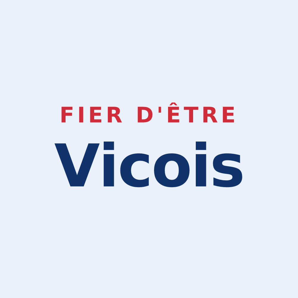 Sticker « Fier d'être Vicois » — design pour Vic-Fezensac