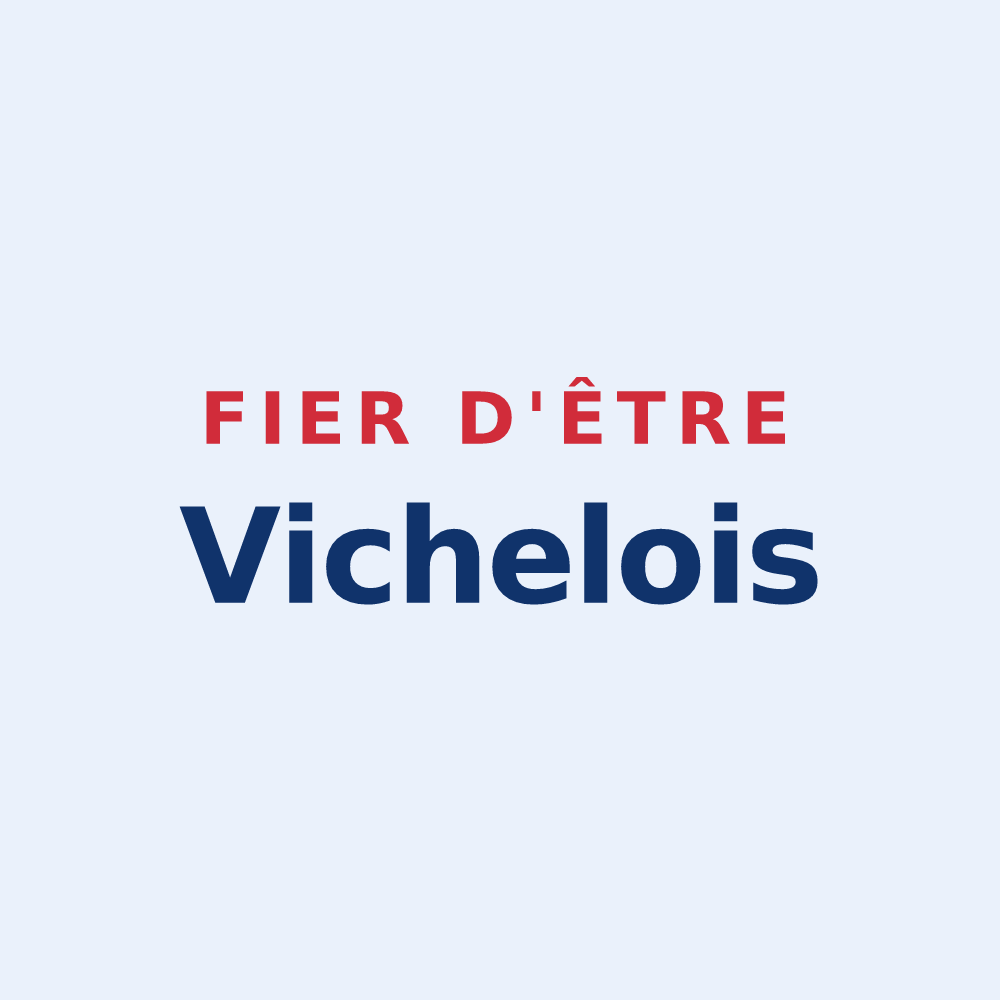 Sticker « Fier d'être Vichelois » — design pour Vichel-Nanteuil